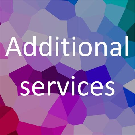 Additional services
